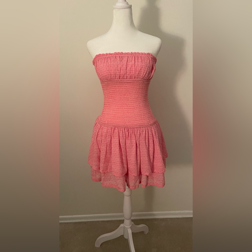 Size Small, Pink, Summer Dress, Tube Top. Never Worn!!
